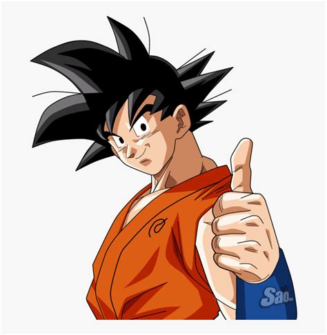 goku thumbs up